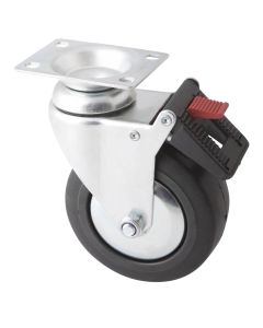 Roue pivotante avec frein 5''x2''TPR