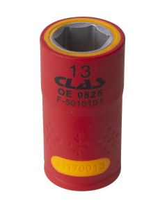 LLAVE DE VASO AISLADA 3/8" 13mm