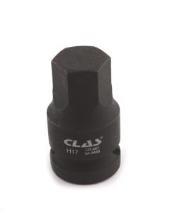 1/2" D. HEXAGONAL IMPACT HUB SOCKET NUT VAG BIT 17mm L.43mm