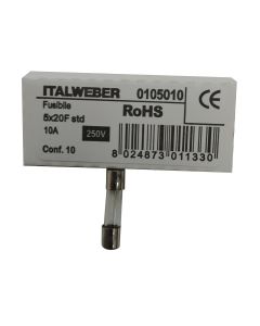 GLASS FUSE 5X20 10A 250V