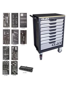 8 drawers+207 tool roller cabinet