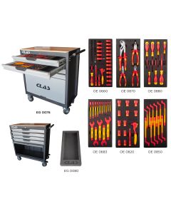 Servante intervention sous tension hyb./électrique 97 outils