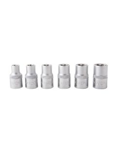 Torx Plus hylsnycklar ep10 till ep20 l.37mm 1/2" (6 st)