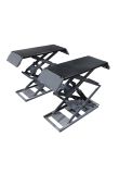 Extra-low 2-cylinder, 400V, 3.6T double scissor lift for free-standing or built-in installation