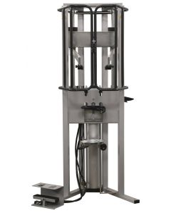 REINFORCED PNEUMATIC SPRING COMPRESSOR WITH ARTICULATED JAWS