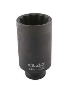 Llave de vaso cardán tuerca VAG 12 caras 1/2"D. Ø34mm L.85mm