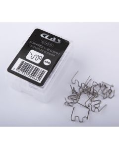 Boîte de 50 agrafes U Ø0.8mm