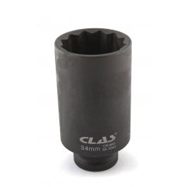 CLAS - Douille choc 12 pans diamètre 35mm 1/2'' l.85mm - OM 0055