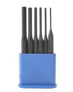 Satz von 6 Splinttreibern auf Sockel