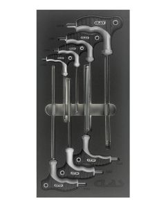 Inserto hexagonal t-key 3-10mm (7pcs)