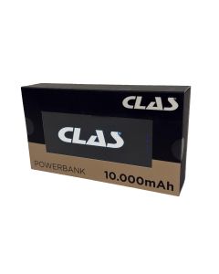 Powerbank 10.000Mah bakgrundsbelyst multi USB + induktion