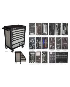 7-DRAWER ROLLER CABINET + 446 TOOLS