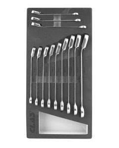 Insert clés mixtes à cliquet réversible 8-19mm (12pcs)
