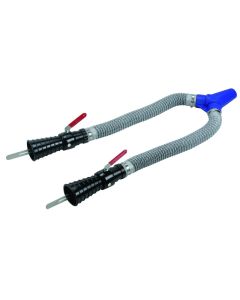 Extractor gases de escape doble
