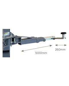 Pair of articulated arms foot protection 1.26m