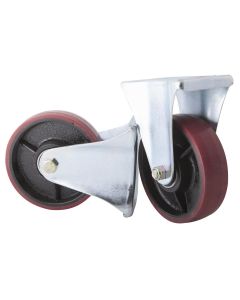 PAIR OF FIXED WHEELS Ø195x50mm