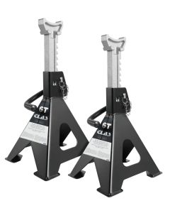 Pair of 6T jack stands with security pins