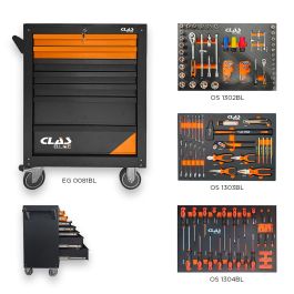 Servante 7 tiroirs + 138 outils | CLAS© | Equipements & outillage | Garage solutions