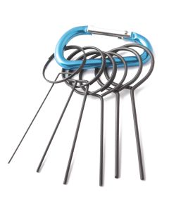 SATZ VON STIFTEN FÜR DIE POSITIONIERUNG DER SPANNROLLE