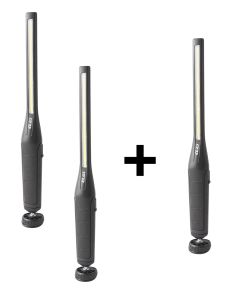 Pack baladeuses rechargeables 7W IK07 2+1 offerte