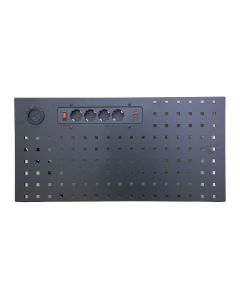 Mesh panel + electrical outlets