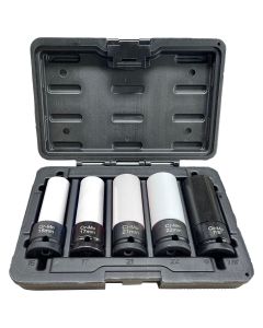 IMPACT SOCKET 1/2" & 7/8" KIT FOR ALU RIMS (5PCS)