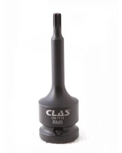 1/2" D. RIBE IMPACT SOCKET BIT M5 L.78mm