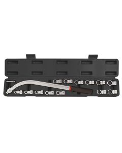 Clés polygonales coudées poulie distribution et accessoires (15pcs)