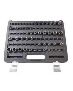 Koffer mit Steckschlüsseln und Bits TS-Torx-Torx Plus (77tlg.)