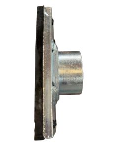 Buffer de caucho 128 x77mm refuerzo metálico de perfil bajo