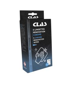 5 lingettes rénovation chrome