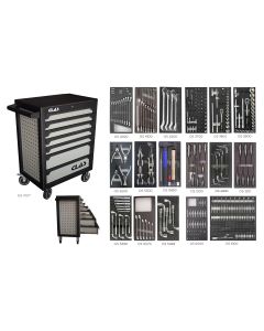 7-drawer tool cabinet + 446 tools