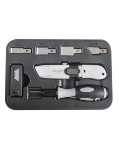 Scraper and utility knife set