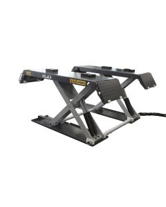 Mobile scissor lift dual cylinder low raise 230V 3T